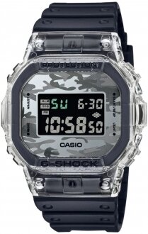 Casio G-Shock DW-5600SKC-1DR Silikon / Siyah / Şeffaf Gri Kol Saati kullananlar yorumlar